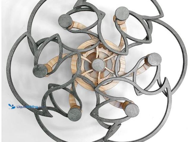 Lot 49-3432090 - Mindsight Moving Kinetic Wall Art - Wind up to power peaceful motion (no battery) - Calming Wall Déc...