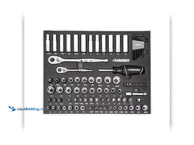 Lot 49-3639297 - Husky Mechanics Tool Set in EVA Foam (94-Piece), Model: H94MTSEVAN, Unused  Ref#PA0925