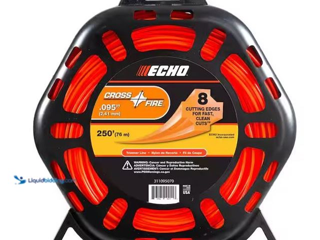 Lot 49-5545525 - ECHO
.095" Cross-Fire Trimmer Line (250 ft.) Large Clam, Unused