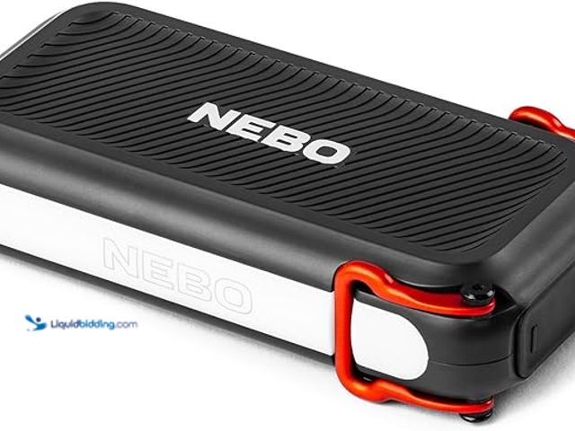 Lot 49-1576444 - NEBO Rambler 20K Hand-Held Power Bank | 74Wh Capacity, 2-Way Output Charging, USB & USB-C Ports, 4.5...