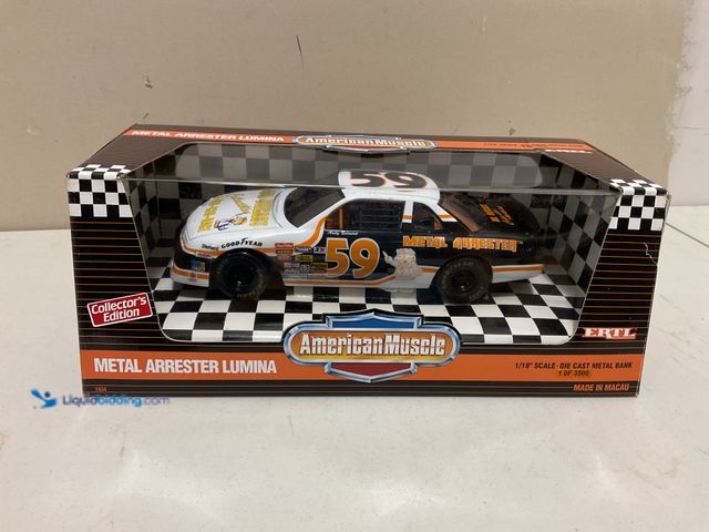 Lot 49-1977858 - Other ERTL AMERICAN MUSCLE COLLECTORS EDITION METAL ARRESTER LUMINA #59 1/18 DIECAST METAL BANK 1 OF...