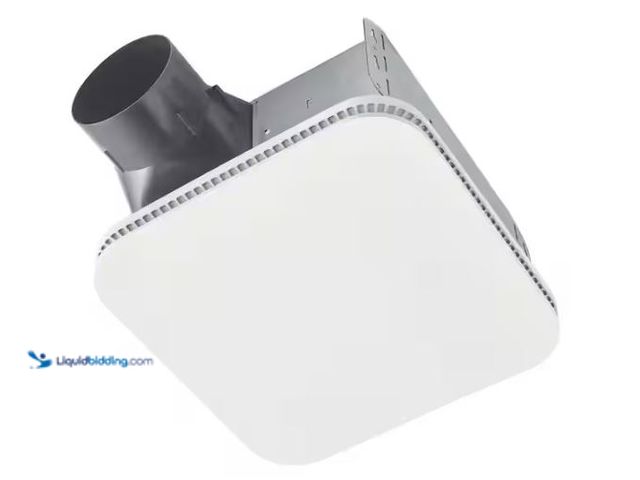 Lot 49-1624794 - Broan-NuTone Flex 80 CFM Bathroom Exhaust Fan with CleanCover Grille, ENERGY STAR* Model # AE80K, Un...