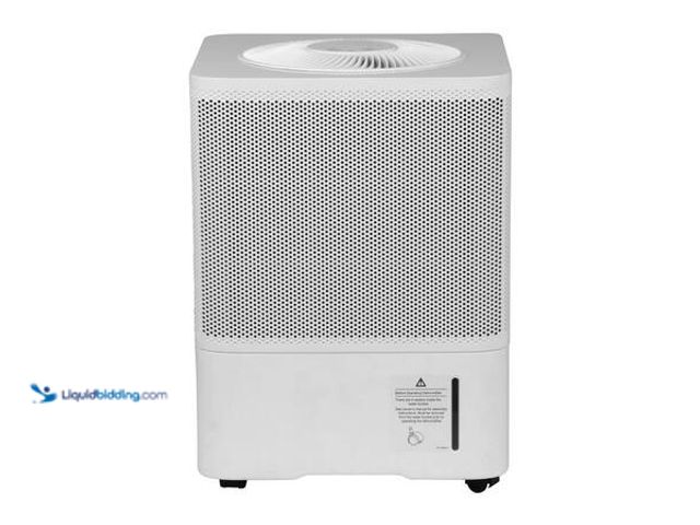 Lot 49-5548906 - GE 50 pt. for Wet Rooms up to 5000 sq. ft. Residential Dehumidifier with Built-in. Pump in White, Wi...