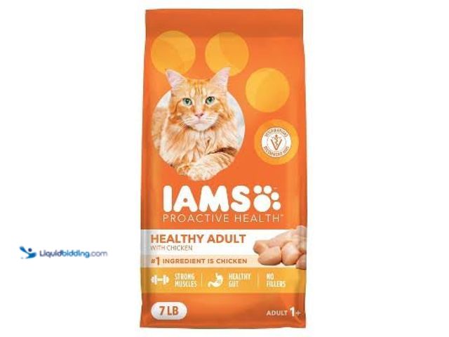 Lot 49-5542749 - IAMS Proactive Health Chicken Flavor Dry Cat Food - 7lbs Unused