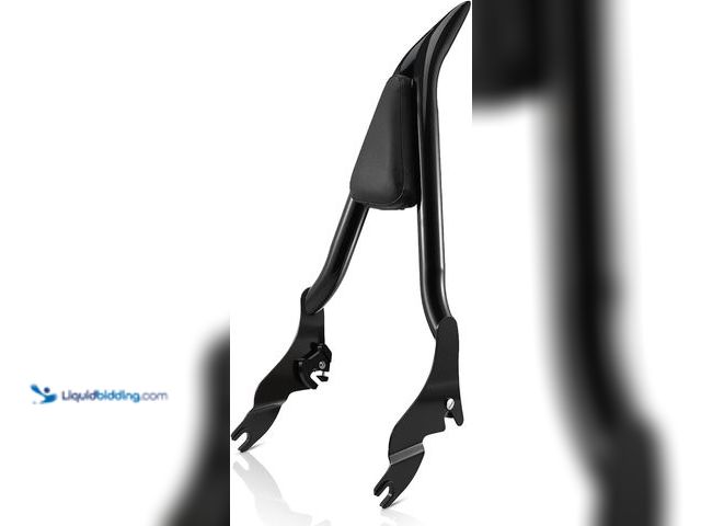 Lot 49-5433873 - Sissy Bar For Harley Touring 28" Detachable Rear Passenger Backrest Quick Release Compatible With Ro...