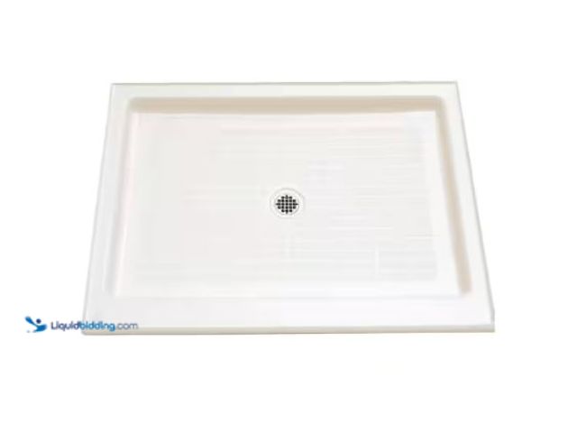 Lot 49-1593691 - KOHLER Purist 48 in. x 36 in. Single Threshold Shower Base with Center Drain in White Model # K-9026...