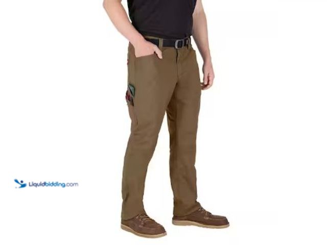 Lot 49-2022555 - Milwaukee Men's 34 in. x 30 in. Khaki Cotton/Polyester Work Pants with 7 Pockets, Model # M650K-3430...