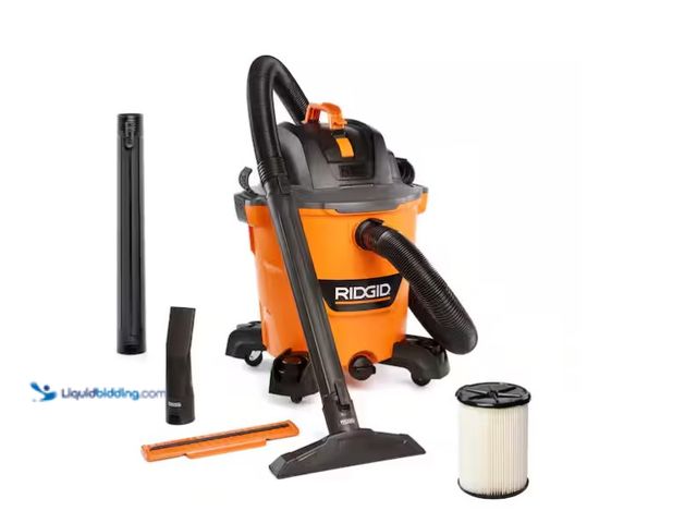 Lot 49-1566880 - RIDGID 12 Gal. 5.0 Peak HP NXT Shop Vacuum Wet Dry Vac, Locking Hose and Attachments HD1200, Model #...