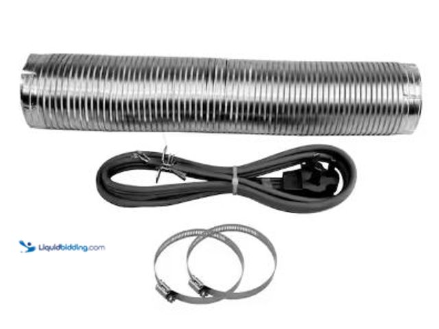 Lot 49-5436764 - Whirlpool 3-Prong Electric Dryer Hook-Up Kit with Venting. Model # W10182829RB. Used. Scuffs & scrat...