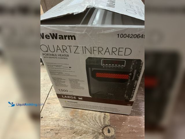 Lot 49-5487864 - WEWARM Quartz Infrared Portable Heater (powers on) Used