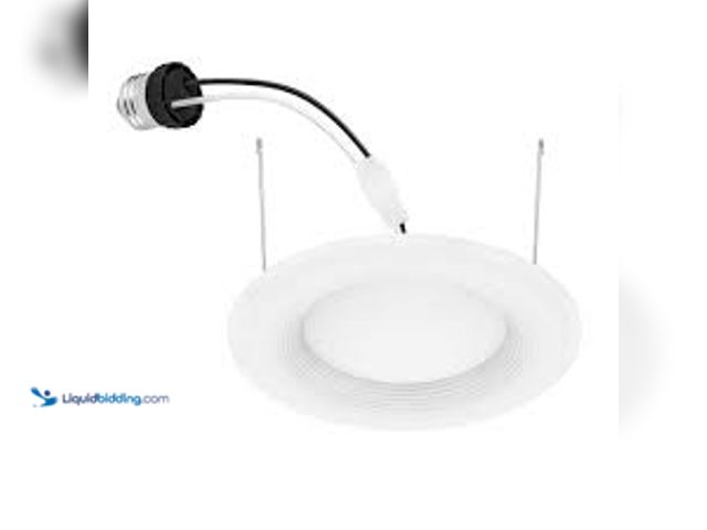 Lot 49-5488264 - QTY 3 - EcoSmart 6 in. Integrated LED White Canless New Construction or Remodel Dimmable Recessed Li...