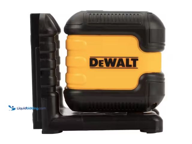 Lot 49-2020925 - DEWALT 40 ft. Red Self-Leveling Cross Line Laser Level with (2) AA Batteries & Case, Model # DW08802...