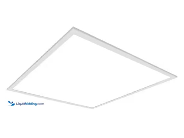 Lot 49-2000443 - Lot of (2) Metalux 2 ft. x 2 ft. Adjustable Lumens 4100/3600/2600, Integrated LED Panel Light, Adjus...