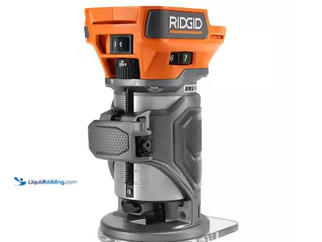 Lot 49-5573449 - RIDGID
18V Brushless Cordless Compact Router (Tool Only), Unused