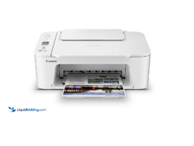 Lot 49-1625752 - Canon PIXMA TS3722 Wireless All-In-One Inkjet Printer for Home Office, Model #
6671C052, Unused, Ha...