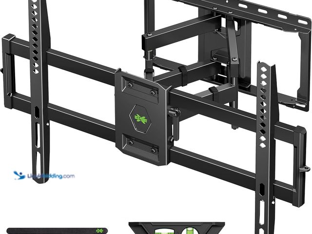 Lot 49-3527257 - USX Mount Full Motion TV Wall Mount for Most 42-86 inch Flat Screen/LED/4K, TV Mount Bracket Dual Sw...