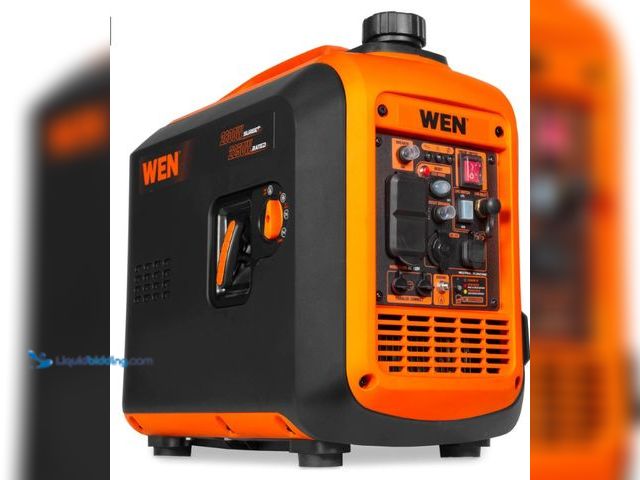 Lot 49-2004610 - WEN 2800-Watt Dual Fuel Inverter Generator, Quiet, Portable, and Lightweight with Fuel Shut Off and ...