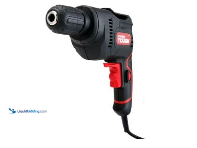 Lot 49-1623955 - Hyper Tough 5.0amp, 120 Volts 3/8 inch Electric Drill,, Model # 786279532, Slightly used, Powers on....