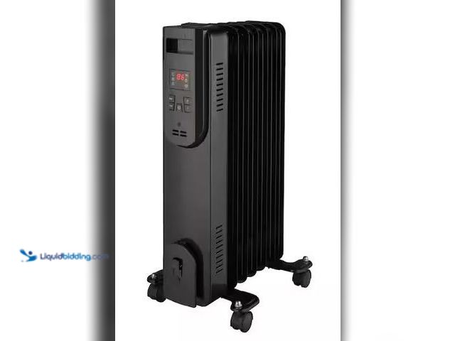 Lot 49-5486487 - Konwin
1500-Watt Black Indoor Electric Oil-Filled Radiator Convection Radiant Space Heater with Rem...