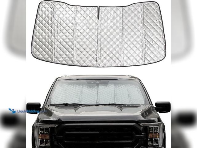 Lot 49-5437428 - JOYTUTUS Windshield Sunshade, Fit for Ford 2015-2024 F150 F250 F350, Foldable Car Front Window Sun S...