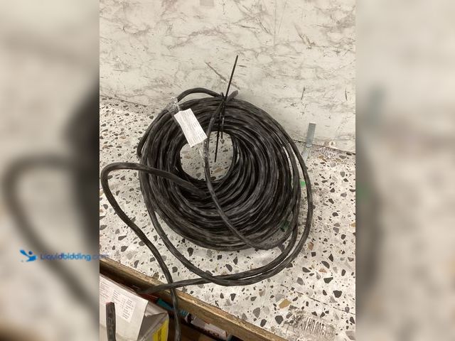 Lot 49-5486440 - Ground Wire Coil (Black) Item is used, end of wire is cut