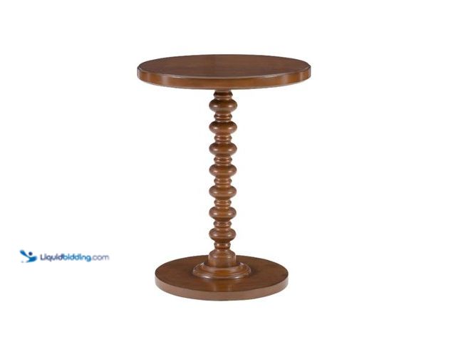 Lot 49-5552761 - Modern Farmhouse Hazelnut Side Table. SKU: 20A2100H. Unused with attachments and hardware