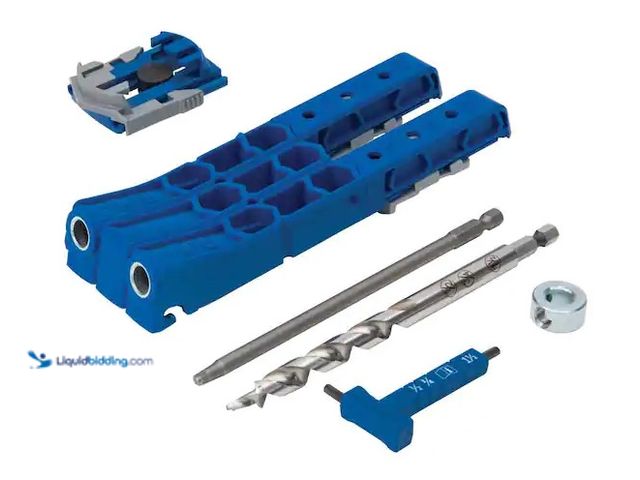 Lot 49-3639327 - Kreg Pocket Hole Jig, NOTE No Pocket Hole Bit, Depth Collar OR Hex Key, Model: KPHJ320, Slightly Use...
