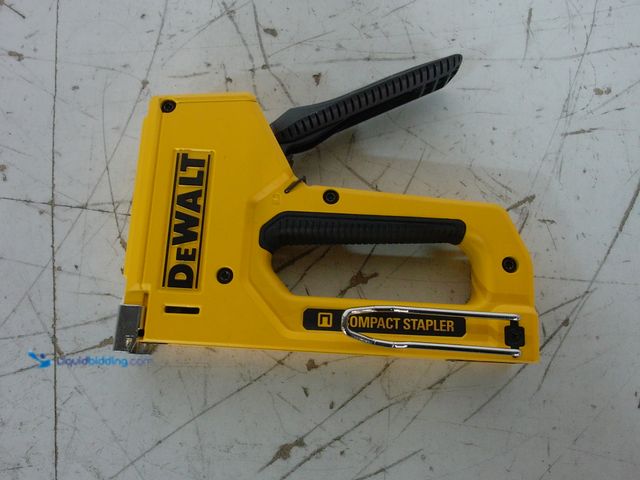 Lot 49-3616917 - DEWALT Heavy-Duty Compact Staple Gun - Slightly used condition - SKU # 1000014991