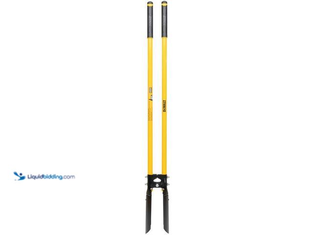 Lot 49-2024046 - DEWALT 46 in. Fiberglass Handle Post Hole Digger. Model # DXLHA2607. MSRP $60. Slightly used. Scuffs...