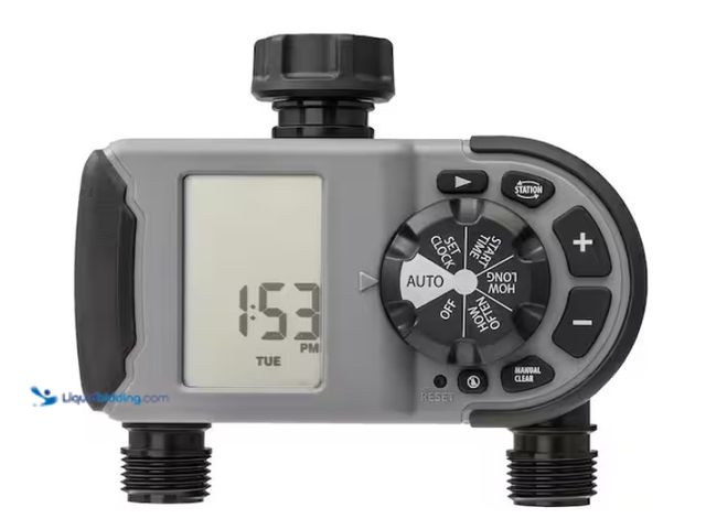 Lot 49-1574862 - Orbit 2-Outlet Programmable Hose Watering Timer Sprinkler Timer, Model # 56544, Unused.   Ref#HDPA02...