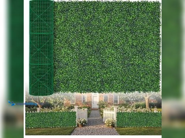 Lot 49-3631377 - 48"x120" Artificial Boxwood Roll (40 sq/ft Total) UV-Anti Faux Ivy Grass Wall | Boxwood Panels, Fake...
