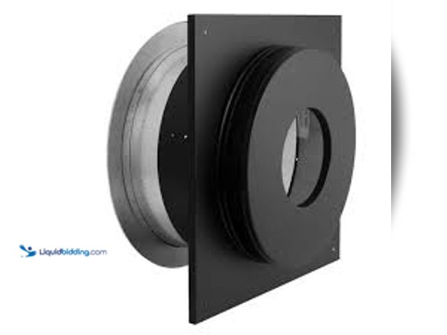 Lot 49-5483810 - DuraVent DuraPlus All-Fuel Chimney 6in. Diameter Wall Thimble. Model # 6DP-WT. unused