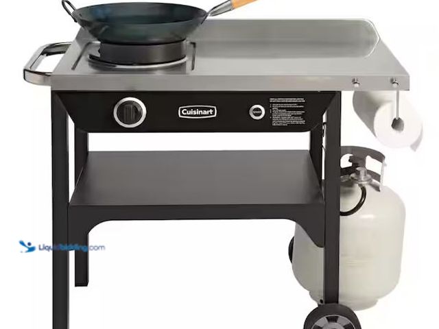 Lot 49-3539060 - CUISINART OUTDOORS
Outdoor Wok Station 50,000 BTU Stir Fry Propane Grill in Black/Stainless Steel I...