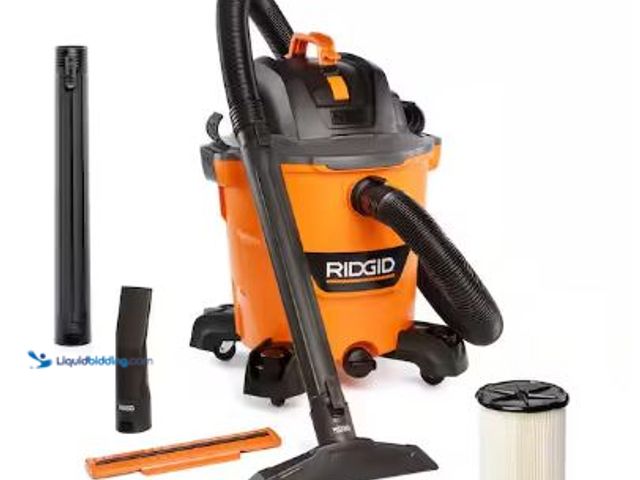 Lot 49-1517229 - RIDGID
12 Gal. 5.0 Peak HP NXT Shop Vacuum HD1200 Wet Dry Vac with General Debris Filter, Locking H...