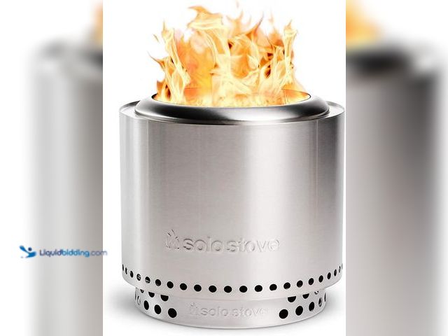 Lot 49-5485731 - Solo Stove Ranger 2.0 with Stand - 15 Inch Smokeless Portable Fire Pit - Lightweight Outdoor Firepla...