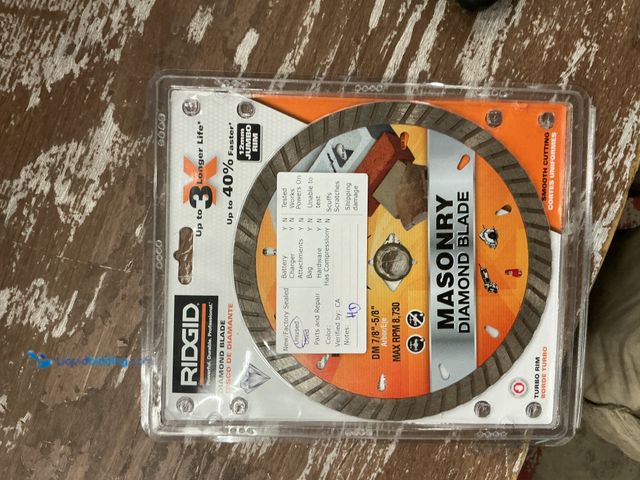 Lot 49-5559579 - RIDGID 7 in. Turbo Diamond Blade. Model # HD-TB70CP. Unused