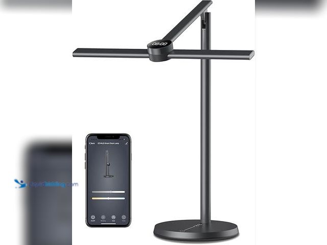 Lot 49-3528938 - EZVALO Smart Desk Lamp with APP Control,Eye-Caring Auto-Dimming Led Desk Lamp,3 Color Temperature, W...