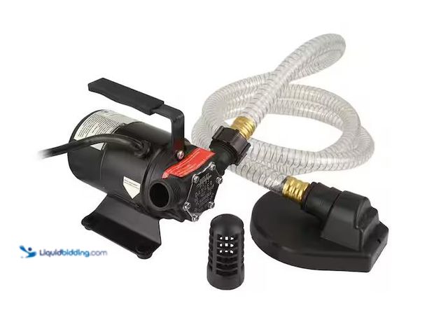 Lot 49-1576431 - Everbilt 1/10 HP Non-Submersible Self-Priming Transfer Pump Model # EBTP1, Unused, Tested Works, Has...