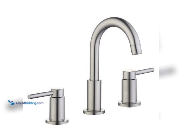 Lot 49-5476384 - Glacier Bay
Dorind 8 in. Widespread Double-Handle High-Arc Bathroom Faucet in Brushed Nickel. Item ...