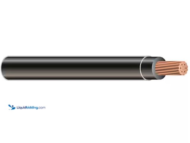 Lot 49-2001588 - Approx. (15) ft. of Southwire 3/0 Black Stranded CU SIMpull THHN Wire, Model # 20507099, Unused.   R...