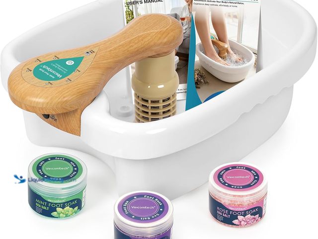 Lot 49-5553093 - Ionic Foot Bath Detox Machine with 3 Sea Salts | Spa-Grade Detox System, 10 Liners Included, Upgrade...