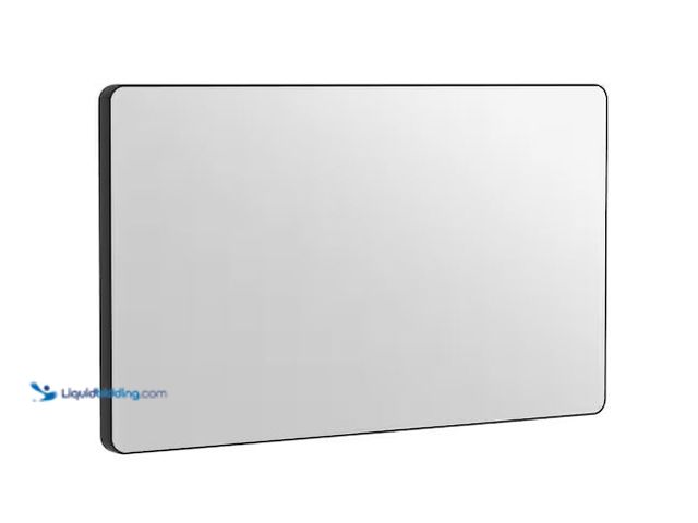Lot 49-5573570 - Hpeytaire
48 in. W x 32 in. H Seamless Rectangle Rounded Frame Wall Bathroom Vanity Mirror in Matte...