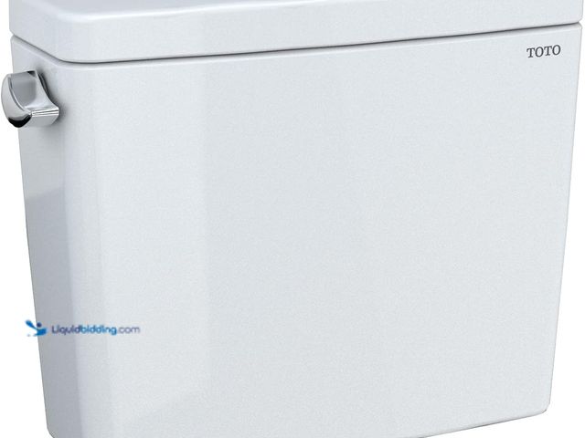 Lot 49-5463806 - TOTO Drake 1.6 GPF Toilet Tank with WASHLET+ Auto Flush Compatibility, Cotton White - ST776SA#01 Unu...