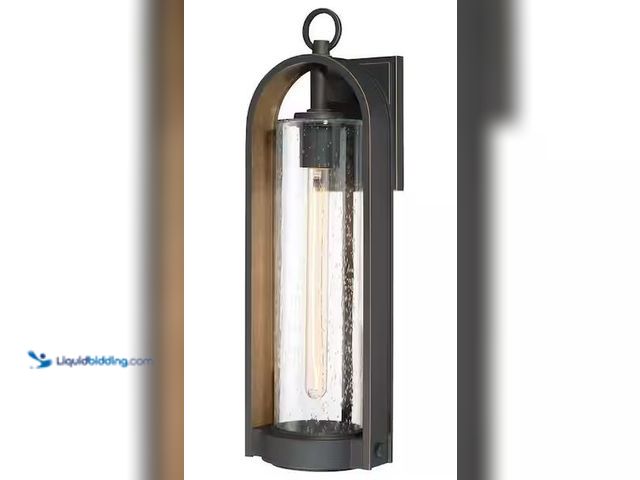 Lot 49-5478389 - The Great Outdoors
Kamstra 1-Light Oil Rubbed Bronze with Gold Highlights Outdoor Wall Lantern Scon...