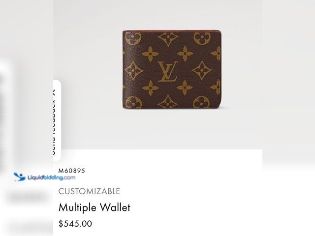 Lot 49-1816479 - Men’s Louis Vuitton  Monogram Canvas wallet. This is an authentic Louis Vuitton men’s wallet. It’s u...