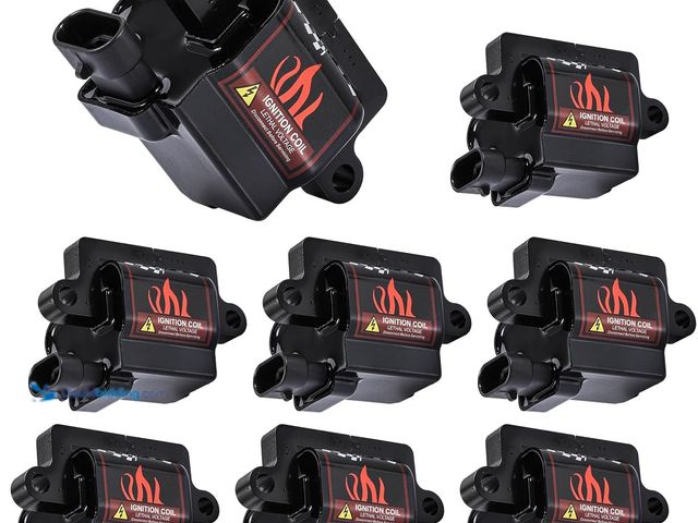 Lot 49-1624322 - BANG4BUCK 8Pcs UF271 D581 Ignition Coil Pack Compatible With Cadillac Chevy GMC Sierra Suburban Esca...