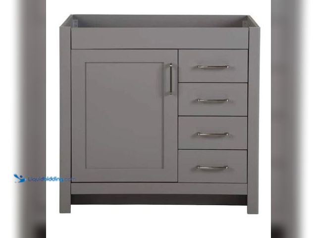 Lot 49-1623826 - Home Decorators Collection Westcourt 36 in. W x 22 in. D x 34 in. H Bath Vanity Cabinet without Top ...
