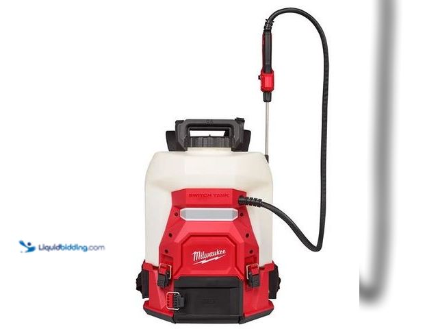Lot 49-5545856 - Milwaukee M18 4-Gallon Backpack Sprayer w/ SWITCH TANK (Tool Only) 3019-20PS, Factory Sealed