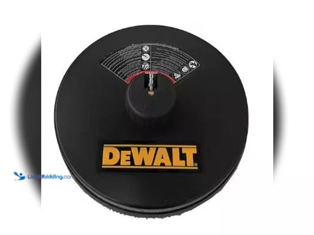 Lot 49-1517081 - DEWALT
Universal 18 in. Surface Cleaner for Cold Water Pressure Washers Rated up to 3700 PSI, Model...