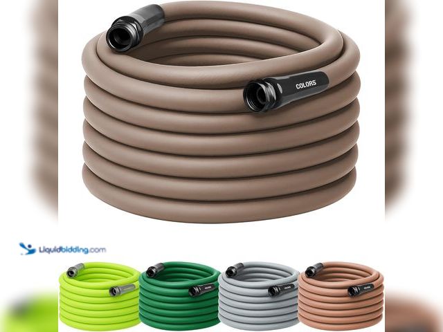 Lot 49-5543093 - Flexzilla Colors™ Std Grip Garden Hose 5/8" x 75' 3/4" - 11 1/2 GHT Fittings, Brown Mulch. Unused